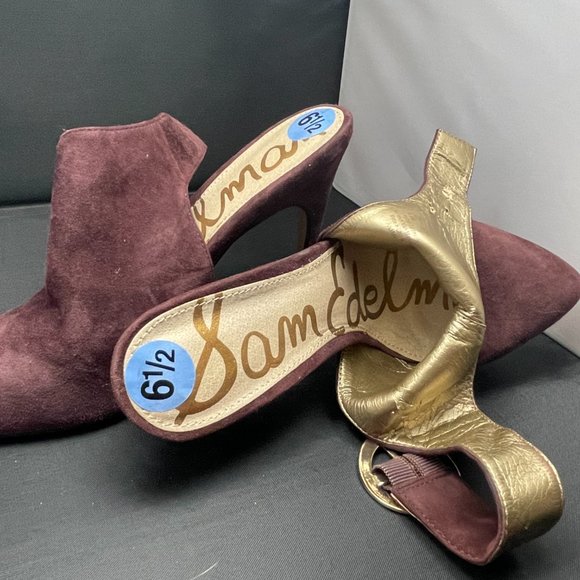 Sam Edelman Burgundy Bootie - Picture 5 of 6